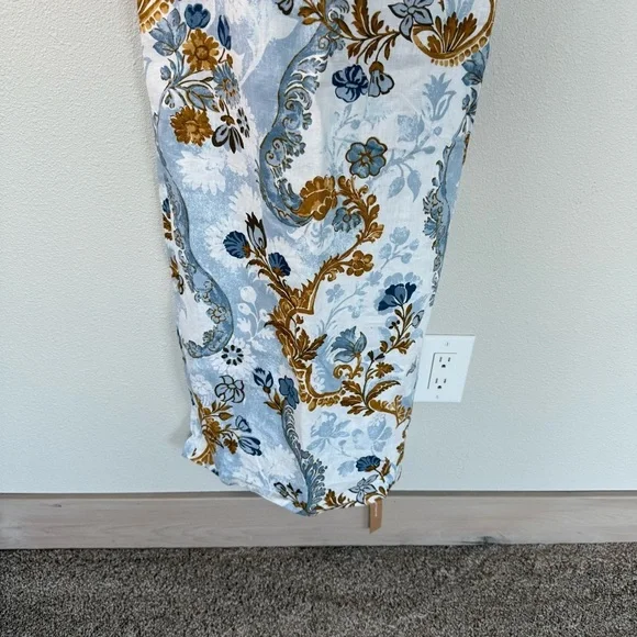New REFORMATION Frankie Linen Dress in Reign Print NWT Wedding Women’s Size 2